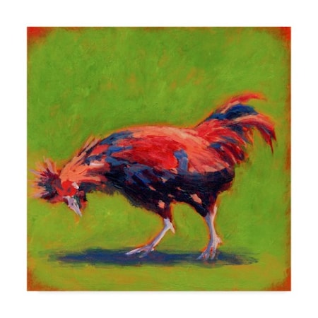 Carol Young 'Proud Red Ii' Canvas Art,24x24